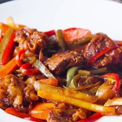 Sweet and sour beef