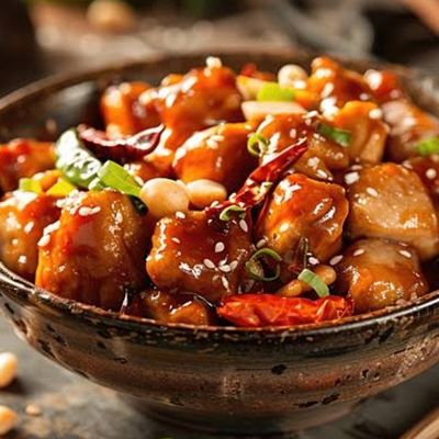 Chicken with KungPao Sauce