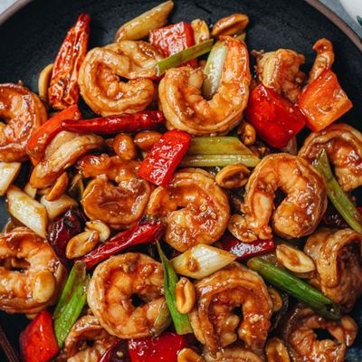 Shrimp in Kung Pao Sauce