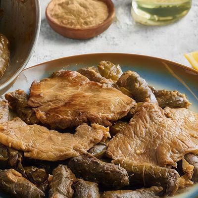 Vine Leaves steak Pot