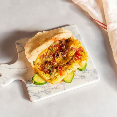 Pizza Omelette Sandwich
