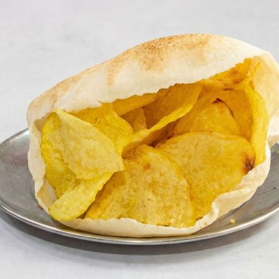Cheddar Flavored Potato Chips Sandwich