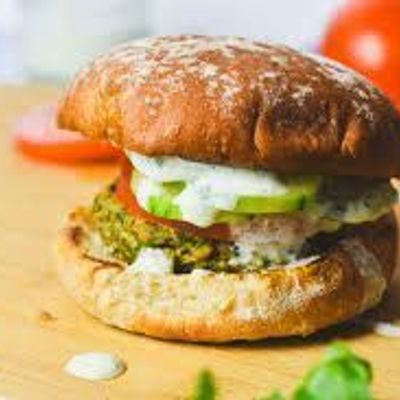 Falafel Burger Mix Cheese