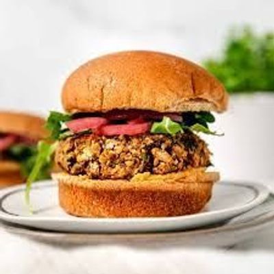 Falafel Pepperoni Burger
