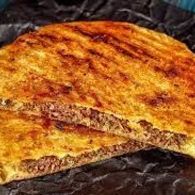 Sausage Hawawshi with Cheese