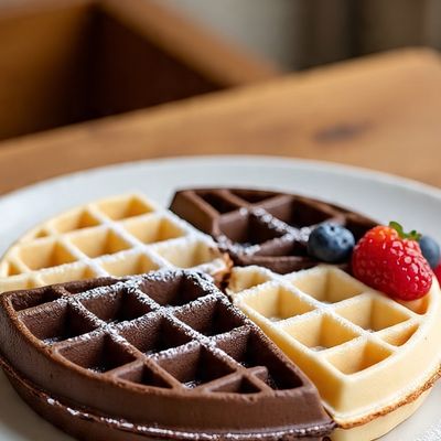 peanut butter waffles