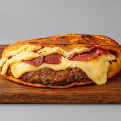 Mozzarella Pastrami Hawawshi