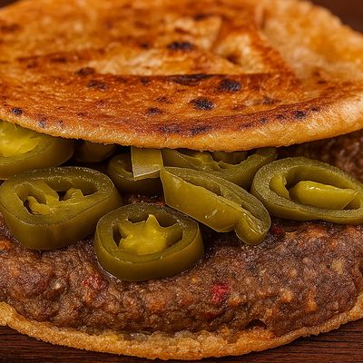 Hawawshi With Jalapeno