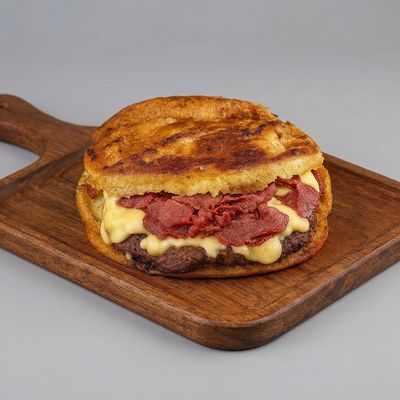 Hawawshi Pastrami And Cheddar