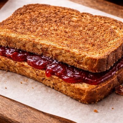 Jam toast