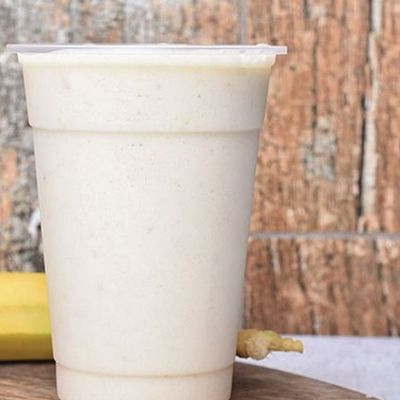 Banana with milk liter