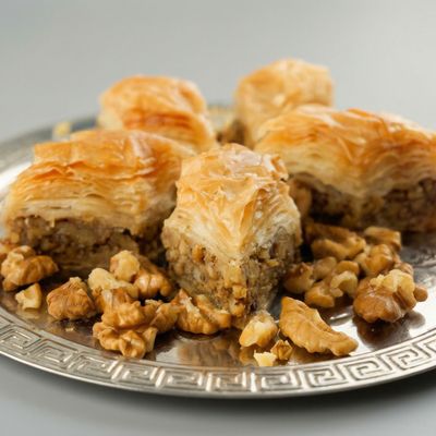 Walnut Baklava with Walnut