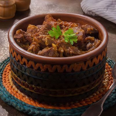 Meat With Onion casserole