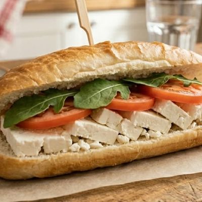 French White Cheese Sandwich