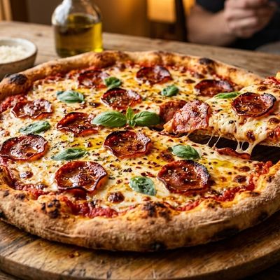 Salami Pizza