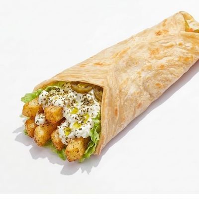 Potato sandwich with cream cheese