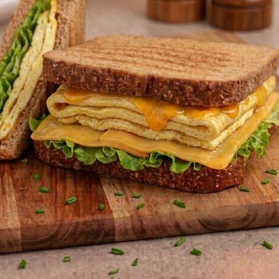 Egg and cheese sandwich