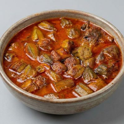 Okra with Meat Casserole
