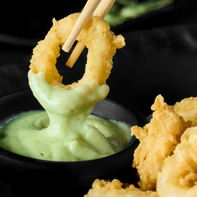 Wasabi calamari