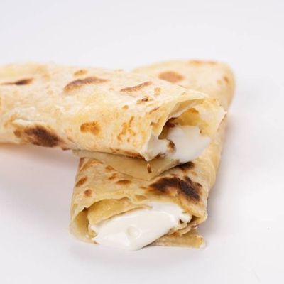 Chapati with Cheese and Halawa