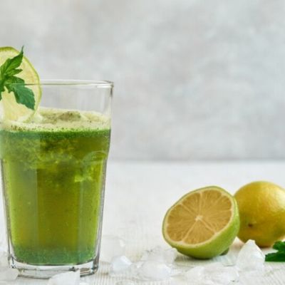 Fresh Lemon Mint Juice