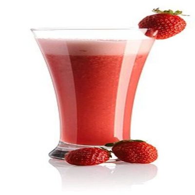 Fresh strawberry juice