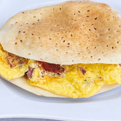 Pastrami Omelette Sandwiches