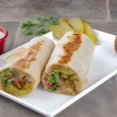 Syrian Mozzarella Taamia Sandwich