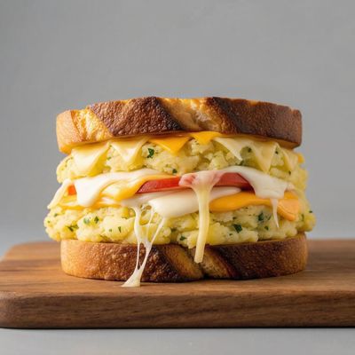 Mashed Potato Mix Cheese Sandwich