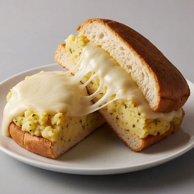 Mashed Potato Mozzarella Sandwich