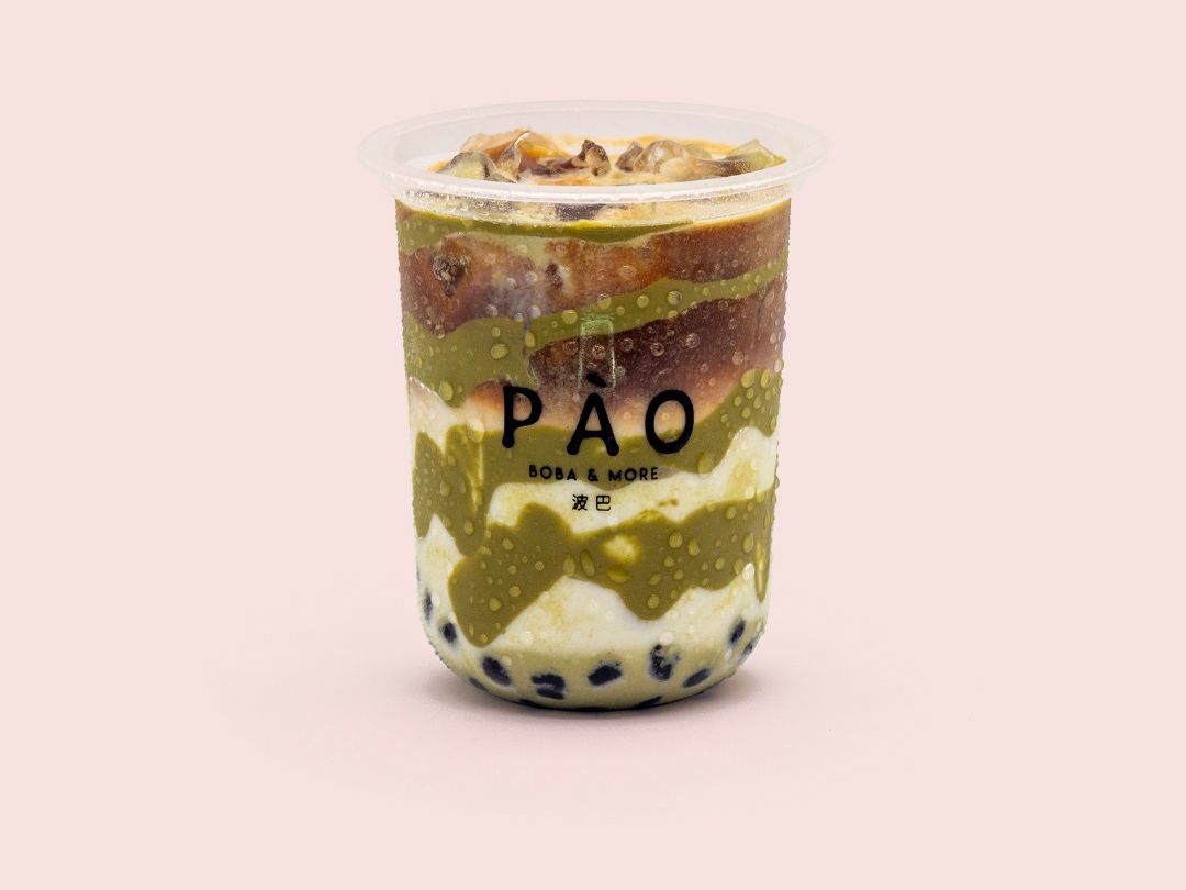 Iced Pistachio Latte Boba