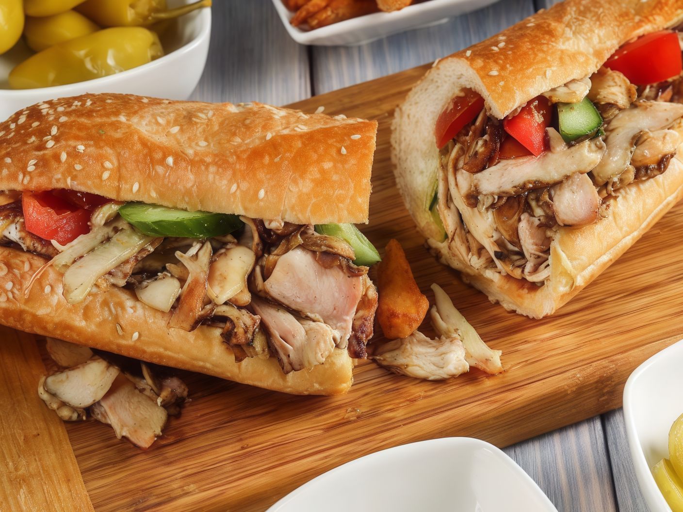 Chicken Shawerma Sandwich