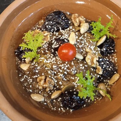Tagine with Plums and Squash