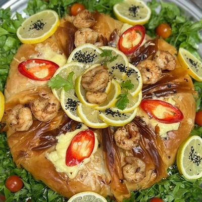 Seafood Pastilla