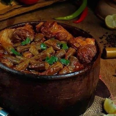 Okra Tagine with Meat