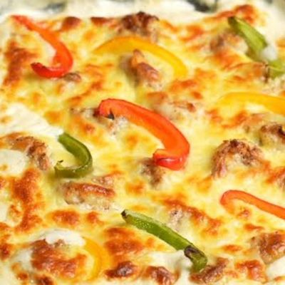 Shrimp casserole white sauce
