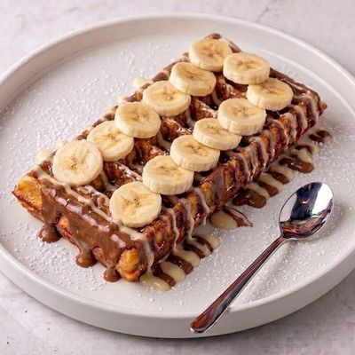 Nutella and Banana Waffle