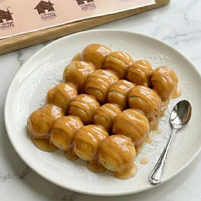 Mini Caramel Pancakes