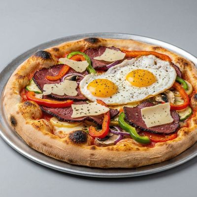 Medium Pastrami Oriental Pizza