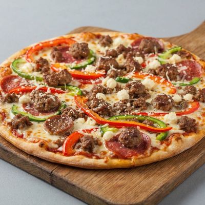 Large Mixed Meats Oriental Pizza