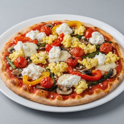 Medium Mushroom Oriental Pizza