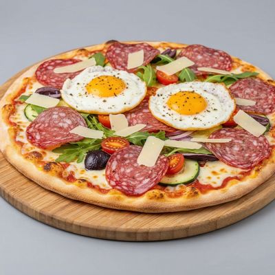 Medium Salami Oriental Pizza