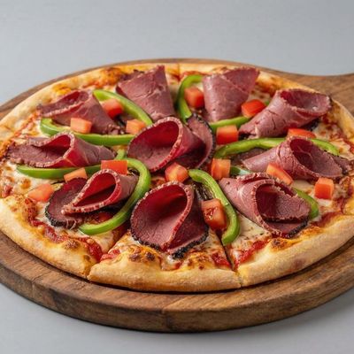 Pastrami Oriental Pizza