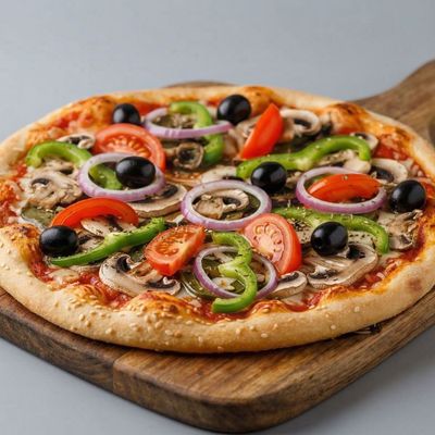 Mushroom Oriental Pizza