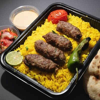 وجبة كفتة مشوية
