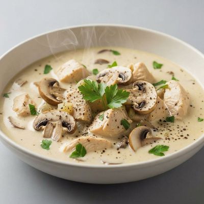 Chicken with Mushrooms and Cream