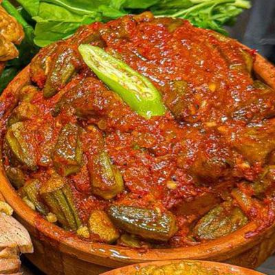 Vegetable With Meat Casserole (Potatoes-okra)