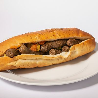 Large French Oriental Sausage Sandwich