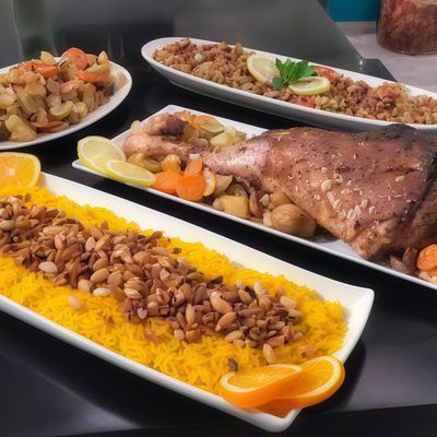 Rosto Thigh with Basmati Rice and Nuts