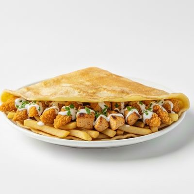Mixed Chicken Crepe